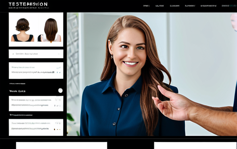 헤어디자이너 포트폴리오 제작법 - Website Design for a Hair Salon**

A clean, modern website design showcasing a hair salon's portfoli...